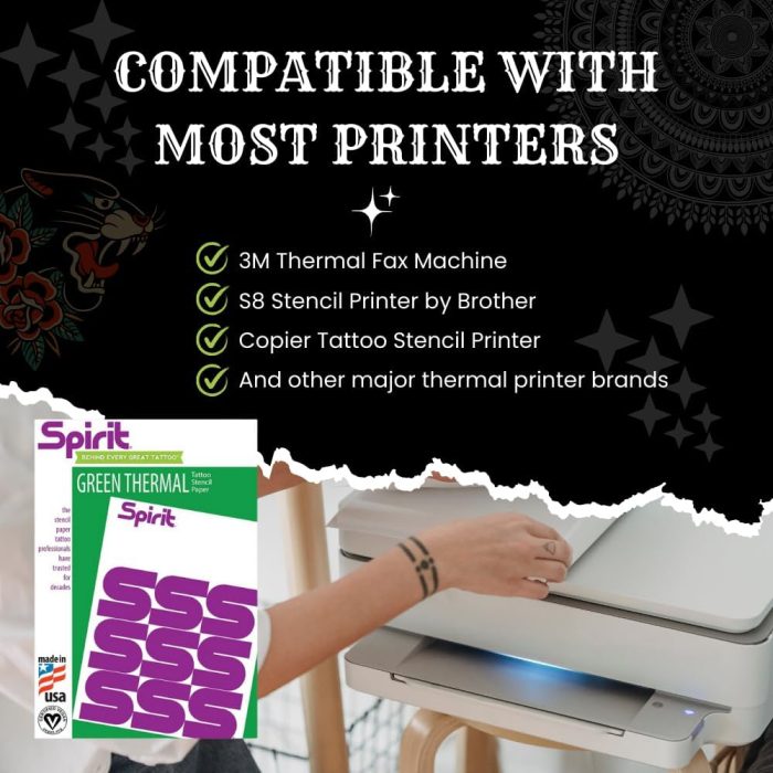 Spirit Green Thermal Stencil Paper 4